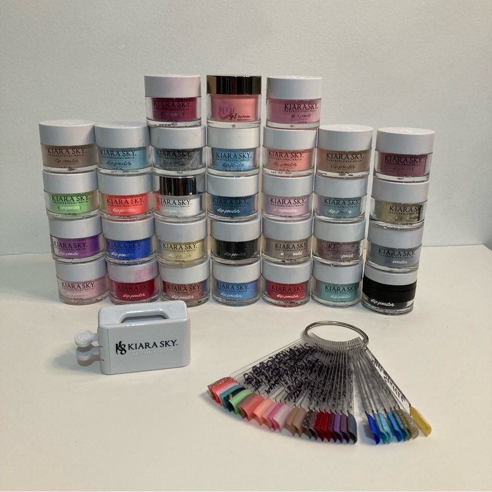 Kiara Sky 30 Jars Dip Powders & 1 Peppi Dip Powder Bundle